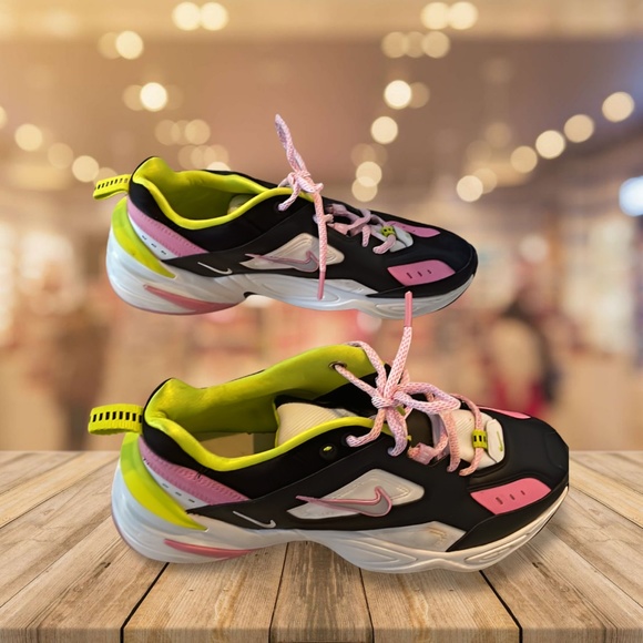 Neon Nike M2K Tekno Athletic Shoes - Picture 3 of 6